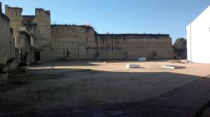 Castillo de Moguer, edificado sobre la torre de defensa romana.