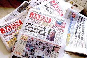 Varias ediciones del Diario Jaén
