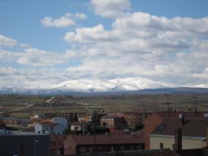 El monte Teleno visto desde Astorga
