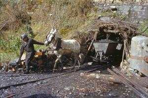 Mina de carbón en Matarrosa del Sil (abril de 1984)