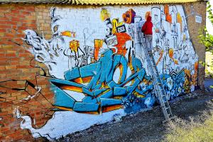 Arte mural en Penellas (Lérida)