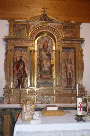 Interior de la ermita de San Roque