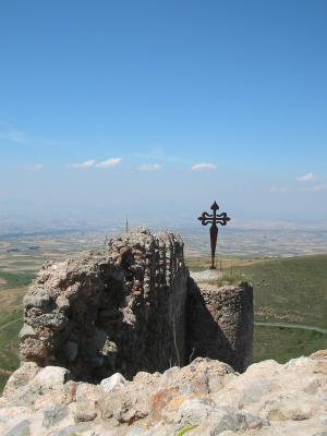 Cruz de Santiago en el Castillo de Clavijo
