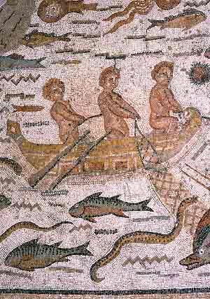 Mosaico en la Casa de Hippolytus 