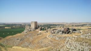 Castillo de Oreja y la vega del Tajo