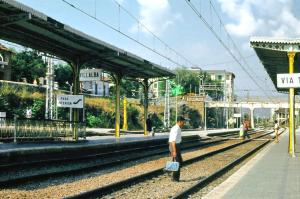 Estación de ferrocarril de Villalba en la década de 1970