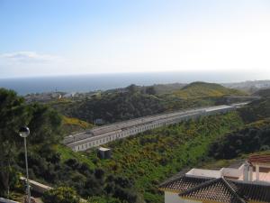 La Autopista del Mediterráneo a su paso por Mijas