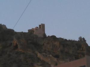 Vista lateral del Castillo de Blanca, siglo XII.
