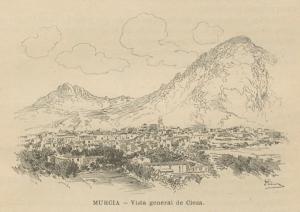 Vista de Cieza en Historia de España en el siglo XIX