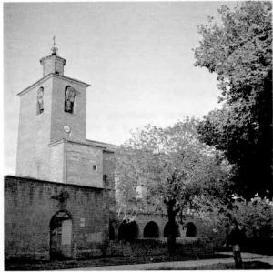 Iglesia de San Martín aún con el chapitel