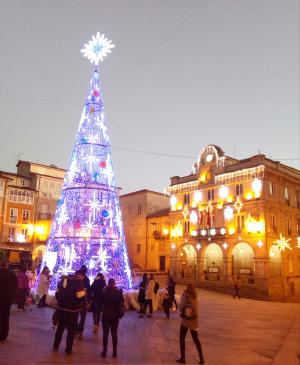 La Plaza Mayor en Navidad