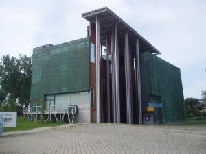 Museo del Pueblo de Asturias, que sirvió de pabellón del Principado durante la Exposición Universal de Sevilla en 1992
