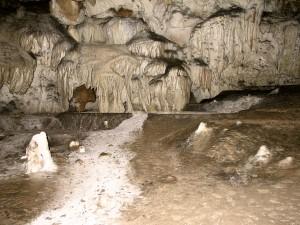 Formaciones de Calcita en la cueva Bolado