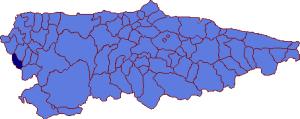 Extensión del concejo en el Principado de Asturias