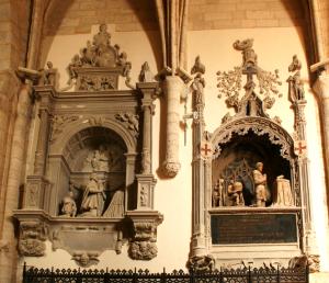 Fadrique y Pedro de Acuña, condes de Buendía; iglesia de Sta. María.