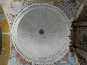 Inscripción en la cúpula