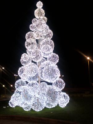 Árbol de Navidad frente al Teatro Pérez Galdós en Las Palmas de Gran Canaria