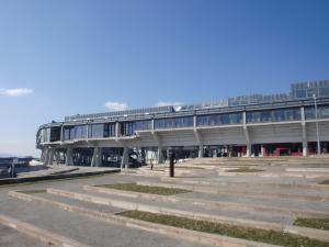 Edificio Miralles en la Ciudad Universitaria de Lagoas-Marcosende 
