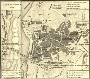 Mapa de la ciudad publicado en 1867 y realizado por Francisco Coello