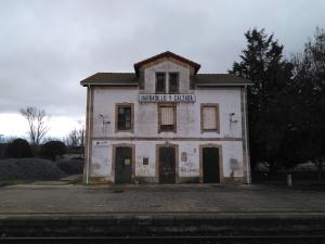 Estación de ferrocarril.