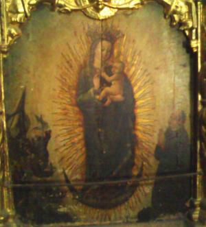 Virgen de la Pera o del Mar. Tabla hispanoflamenca. h. 1530. Anónimo