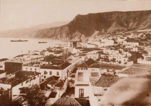 Vista de Santa Cruz de La Palma hacia 1890.