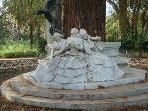 Glorieta de Gustavo Adolfo Bécquer en el parque de María Luisa 