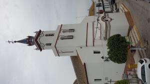 Torre de la parroquia de Santa María de las Nieves.