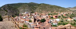 El Cuervo, Teruel, vista panorámica