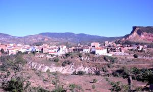 Vista parcial (noroccidental) de Riodeva (Teruel), 2017.