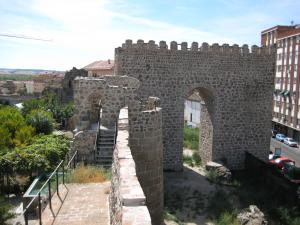 Sector de muralla y torre albarrana en la calle Charcón