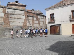 Turistas en el casco antiguo