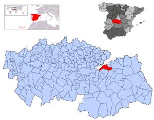 Extensión del municipio en la provincia de Toledo