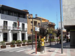 Ayuntamiento de Alacuás, en la calle Mayor.
