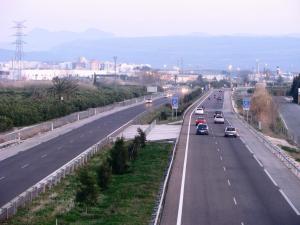Autovía de acceso a Alcira (CV-50) procedente de la autovía del Mediterráneo (A7) 