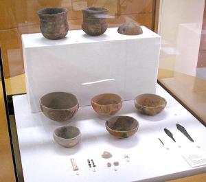 Vitrina 52 del Museo de Prehistoria de Valencia