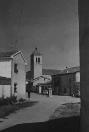 Calle del municipio, mediados del siglo XX