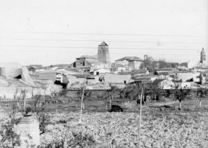 Vista general del pueblo, mediados siglo XX