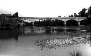 Puente sobre el río Duero, primera mitad del siglo XX.
