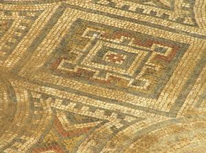 Mosaico Villa Romana Orpheus,pasillo 1.
