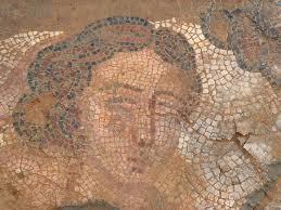Mosaico Villa Romana. Rapto de Europa.