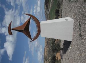 Monumento dedicado a las Brigadas Internacionales en las afueras de Caspe