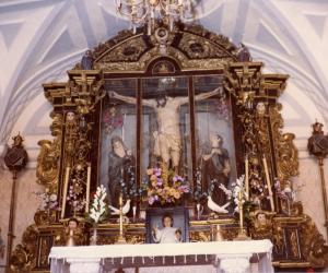 Altar del Stmo. Cristo del Humilladero. Malanquilla.