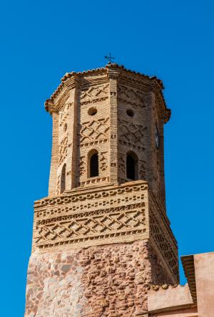 Torre mudéjar de la iglesia de la asunción.