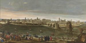 Vista de Zaragoza en 1647, por J.B. Martínez del Mazo 