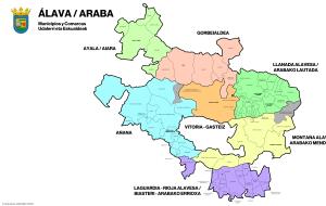 Municipios y comarcas de Álava