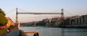 Puente de Vizcaya sobre la ría de Bilbao 